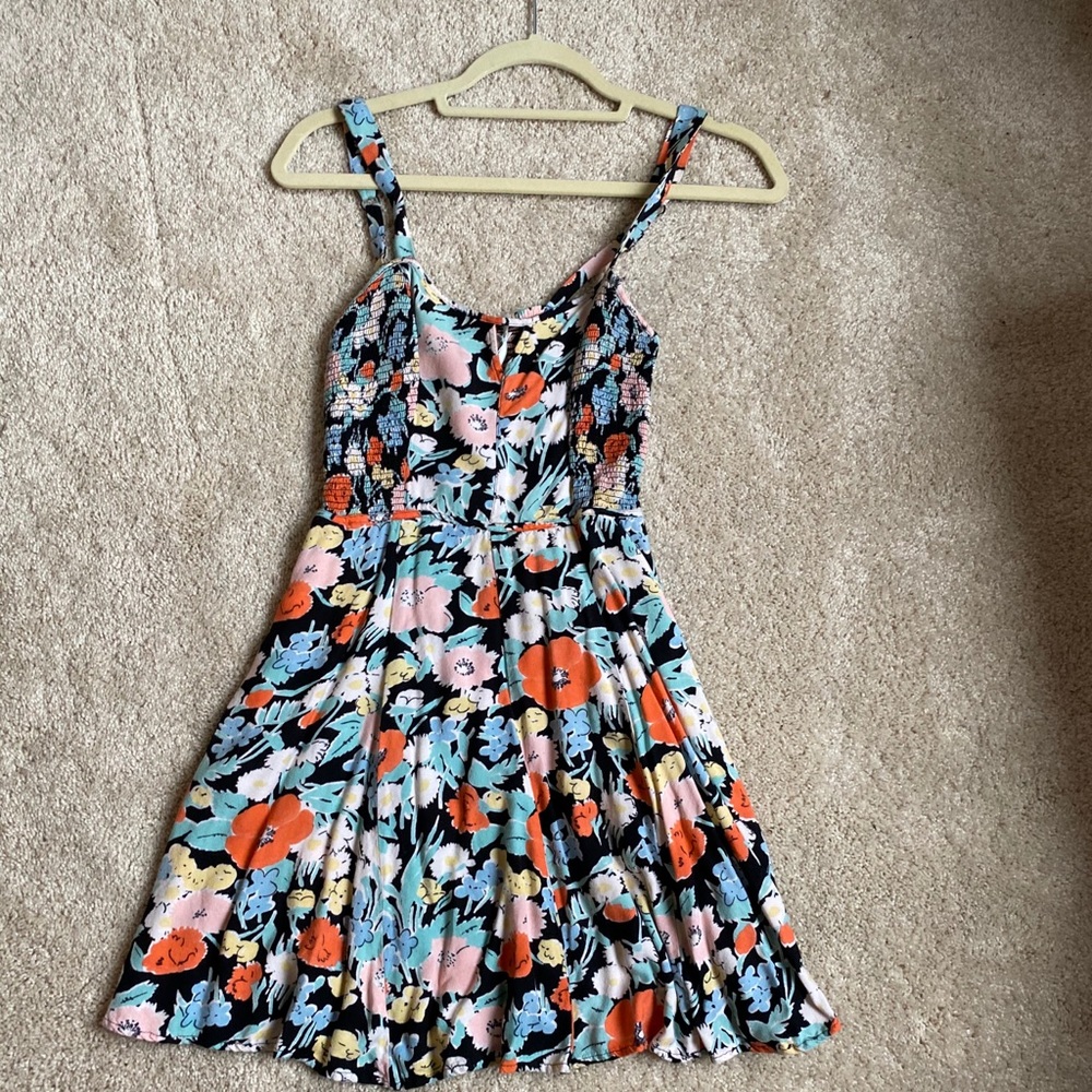 Flower patterned summer dress